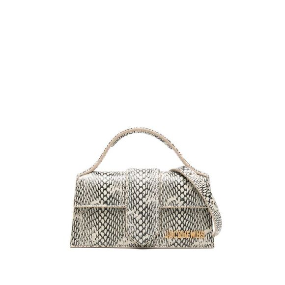 Jacquemus Women's Le Bambino Snake-Print Tote Bag - Picture 1 of 5